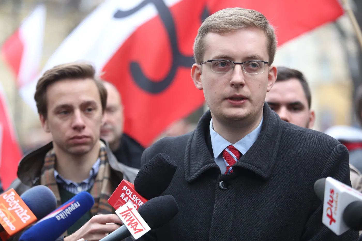 Krzysztof Bosak i Robert Winnicki, organizatorzy Marszu Niepodległości