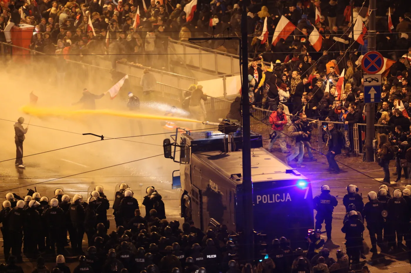 Bosak o Marszu Niepodległości: Tam, gdzie nie było policji, było bezpiecznie i spokojnie