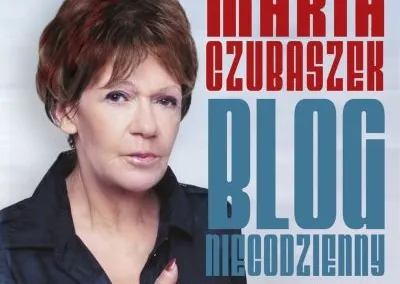 okładka książki Marii Czubaszek "Blog niecodzienny"