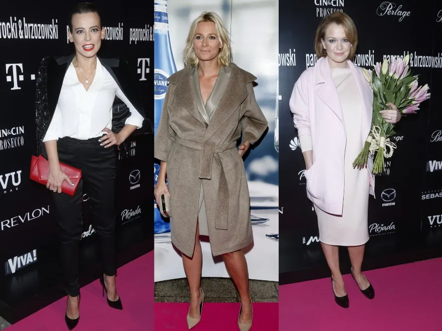 Mniej i bardziej udane stylizacje gwiazd na pokazie paprocki&brzozowski