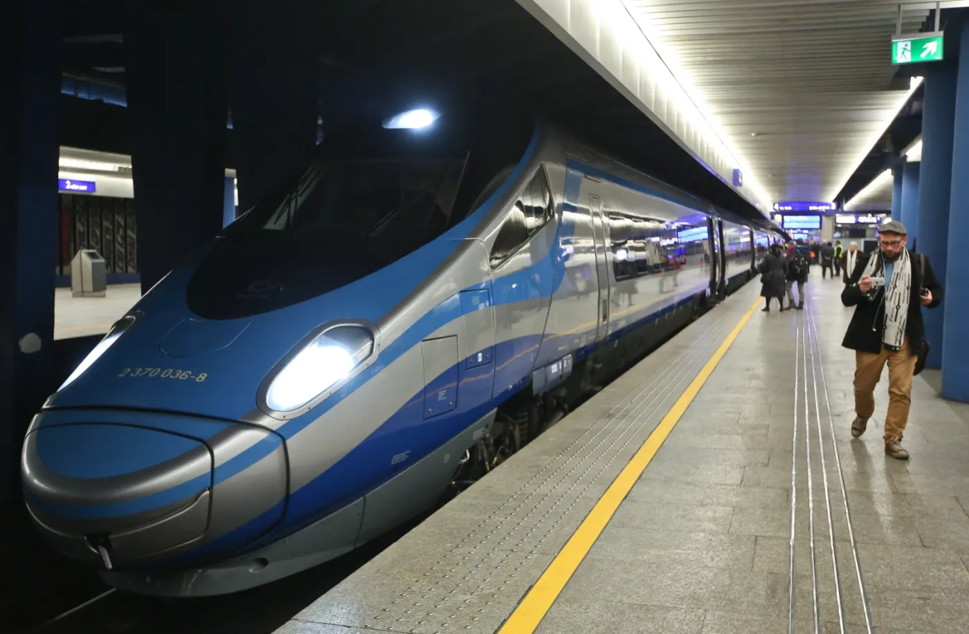 Start pociągu Express Intercity Premium