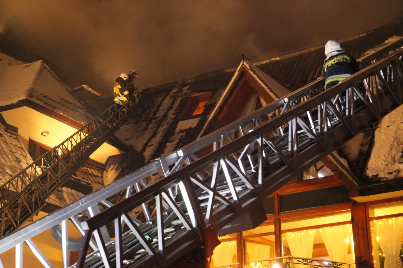 Pożar hotelu "Belvedere" w Zakopanem