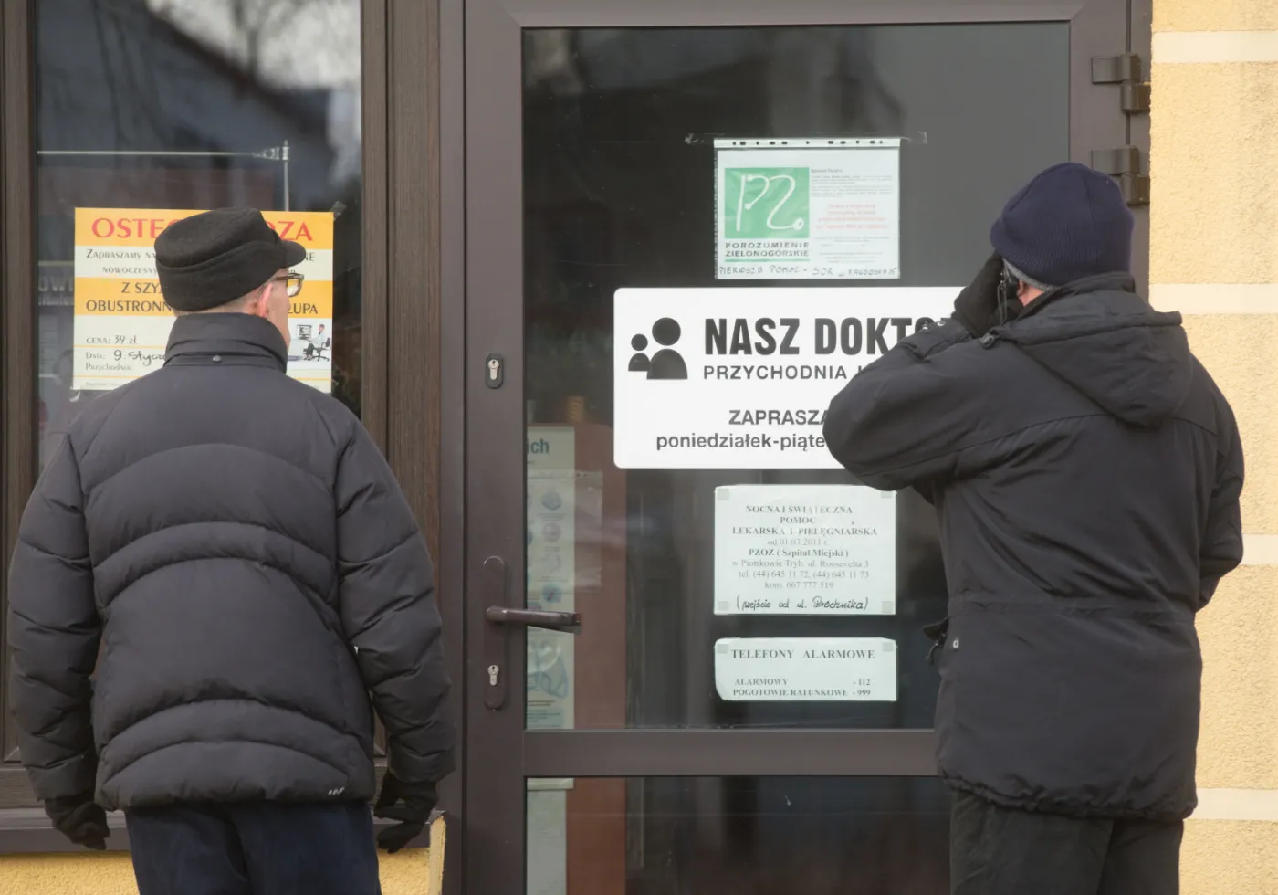 Nieczynna przychodnia lekarska "Nasz Doktor" przy ul. Wyspiańskiego 14 w Piotrkowie Trybunalskim
