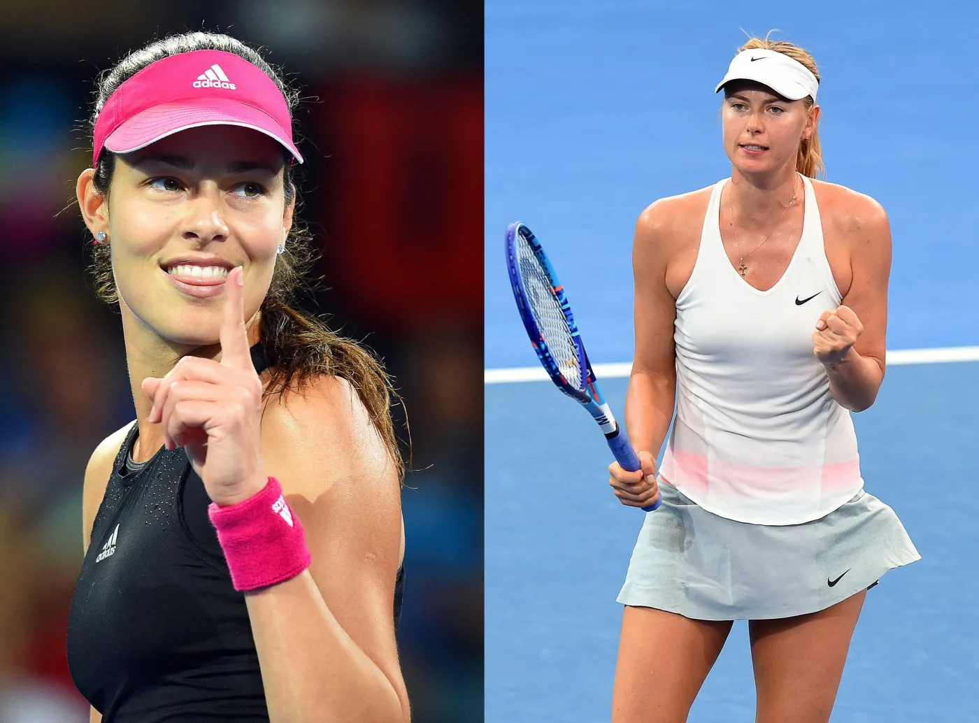 Brunetka kontra blondynka. Ivanovic czy Szarapowa, która piękniejsza? ZDJĘCIA