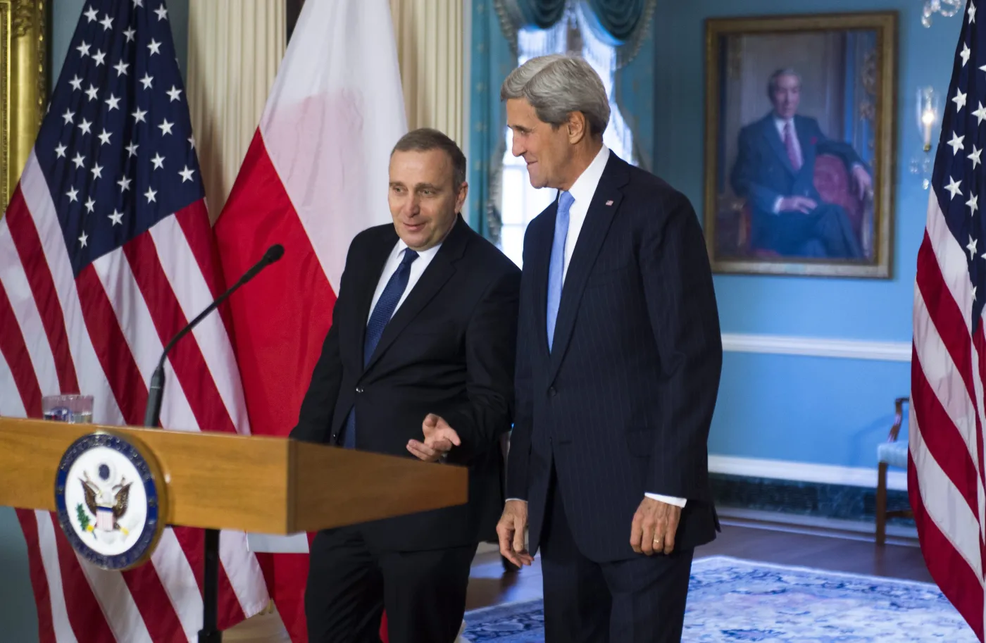 John Kerry i Grzegorz Schetyna