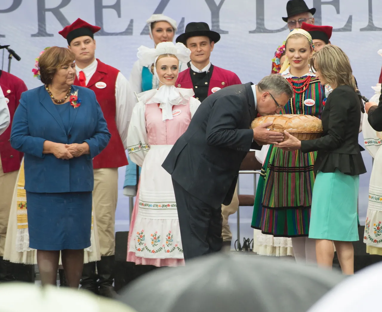Prezydent Bronisław Komorowski w Spale