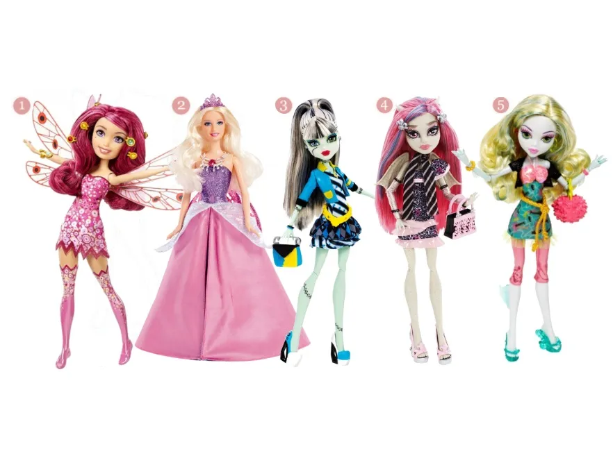 Superkobieca Barbie zdetronizowana! 5 najpopularniejszych lalek 2014 roku