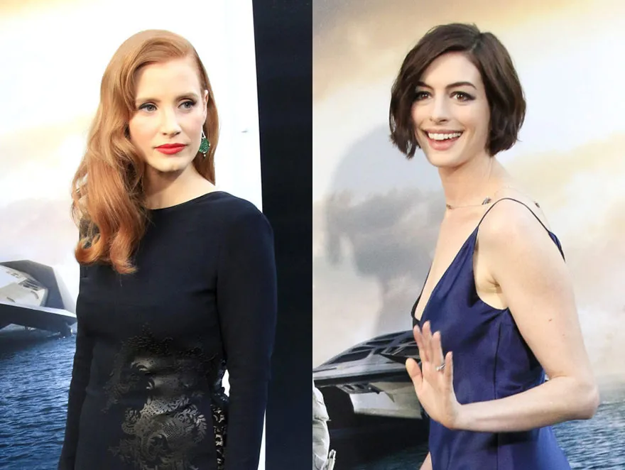 Jessica Chastain i Anne Hathaway