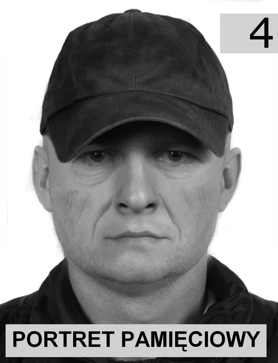 Portret pamięciowy poszukiwanego mężczyzny (źródło: bochnia.policja.gov.pl)