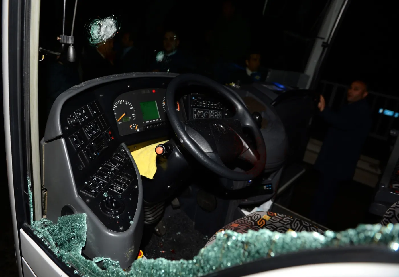 Ostrzelany autokar Fenerbahce Stambuł