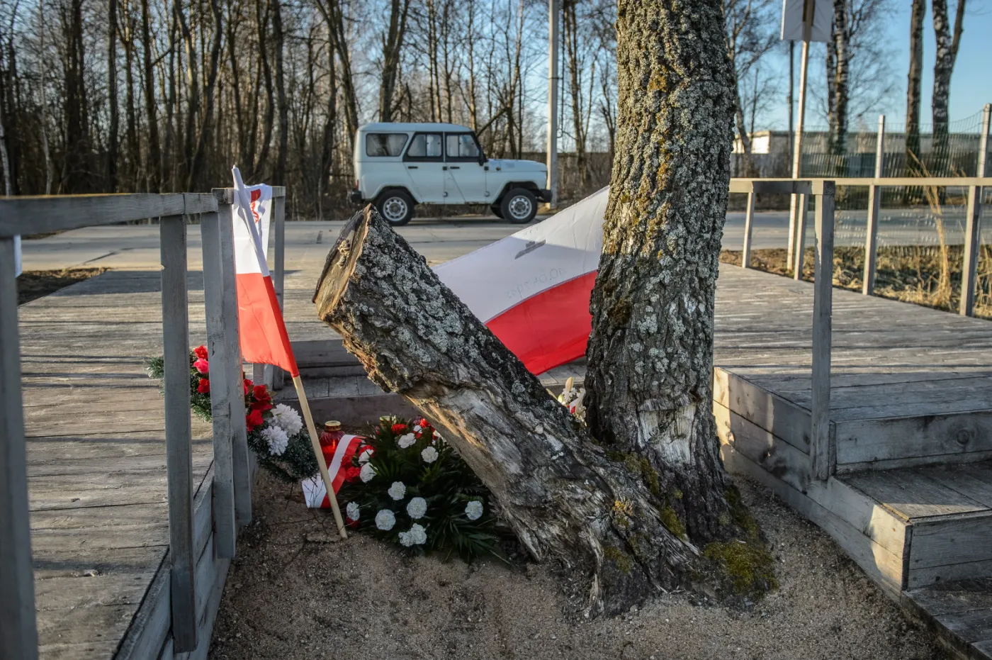 Miejsce katastrofy smoleńskiej 5 lat później