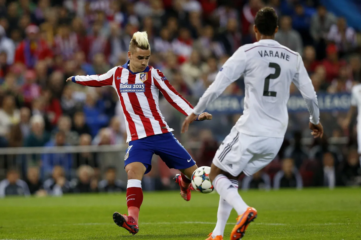 Antoine Griezmann i Raphael Varane