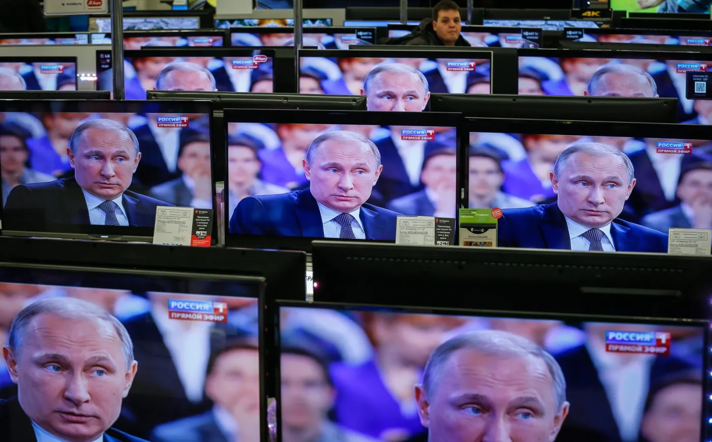 Władimir Putin w programie "Gorąca linia"
