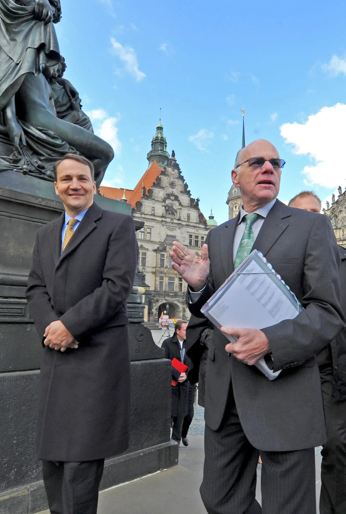 Marszałek Sejmu Radosław Sikorski i przewodniczący Bundestagu Norbert Lammert