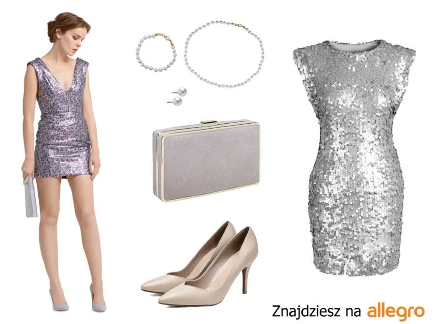 Srebrne ubrania na karnawał 2015