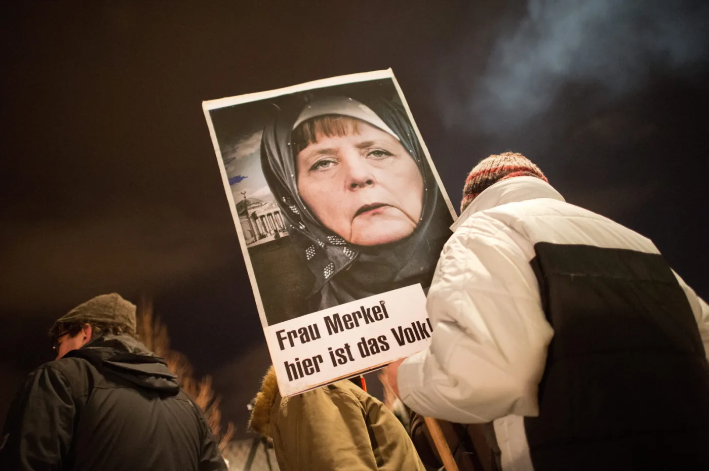 Antyislamski protest ruchu Pegida w Niemczech
