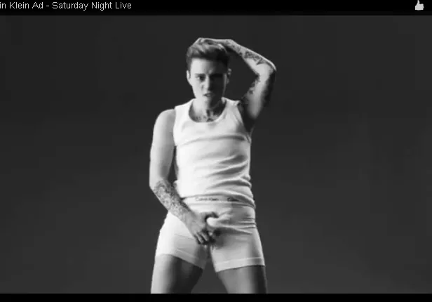 parodia reklamy z Justinem Bieberem