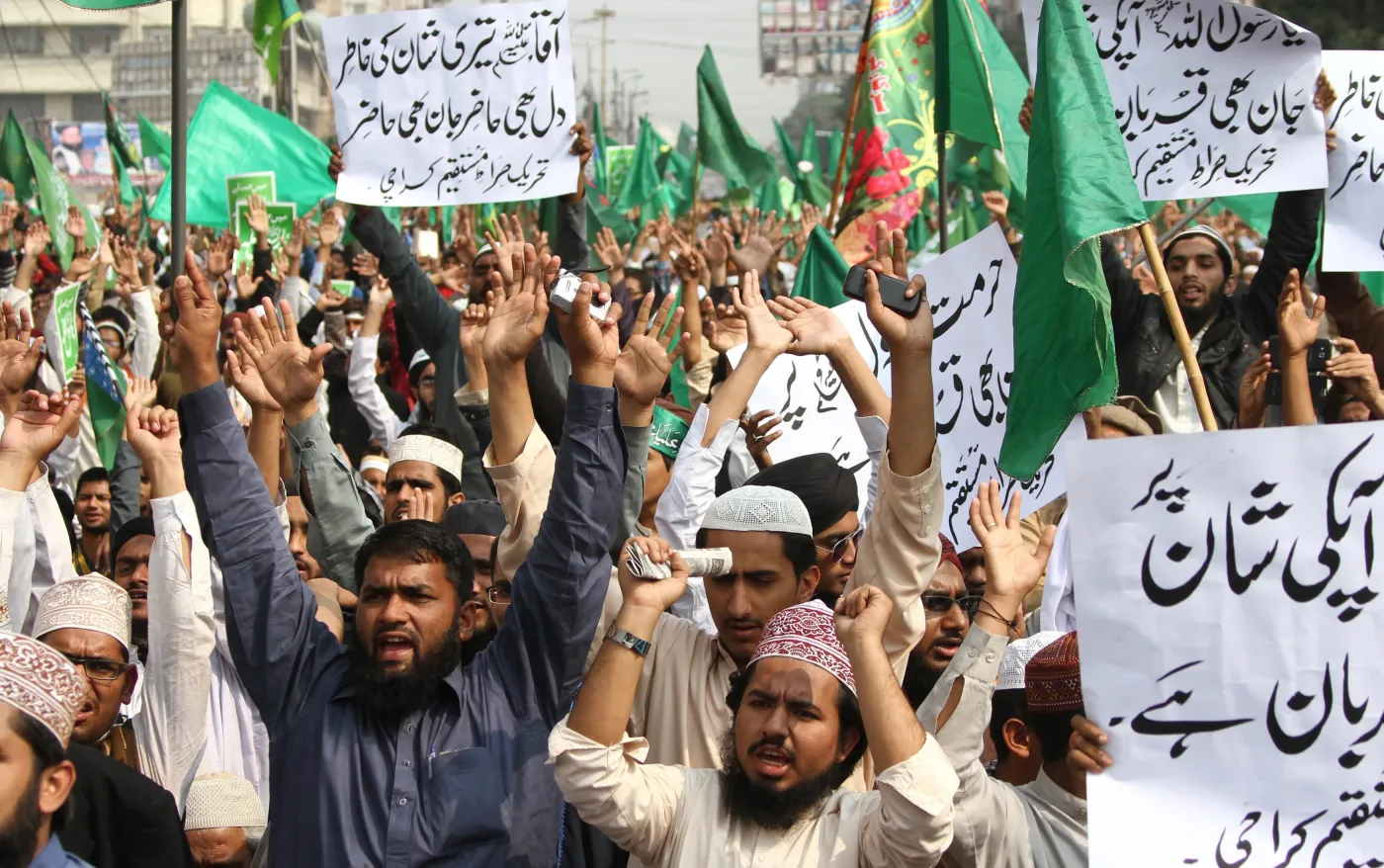 Protest przeciw "Charlie Hebdo"