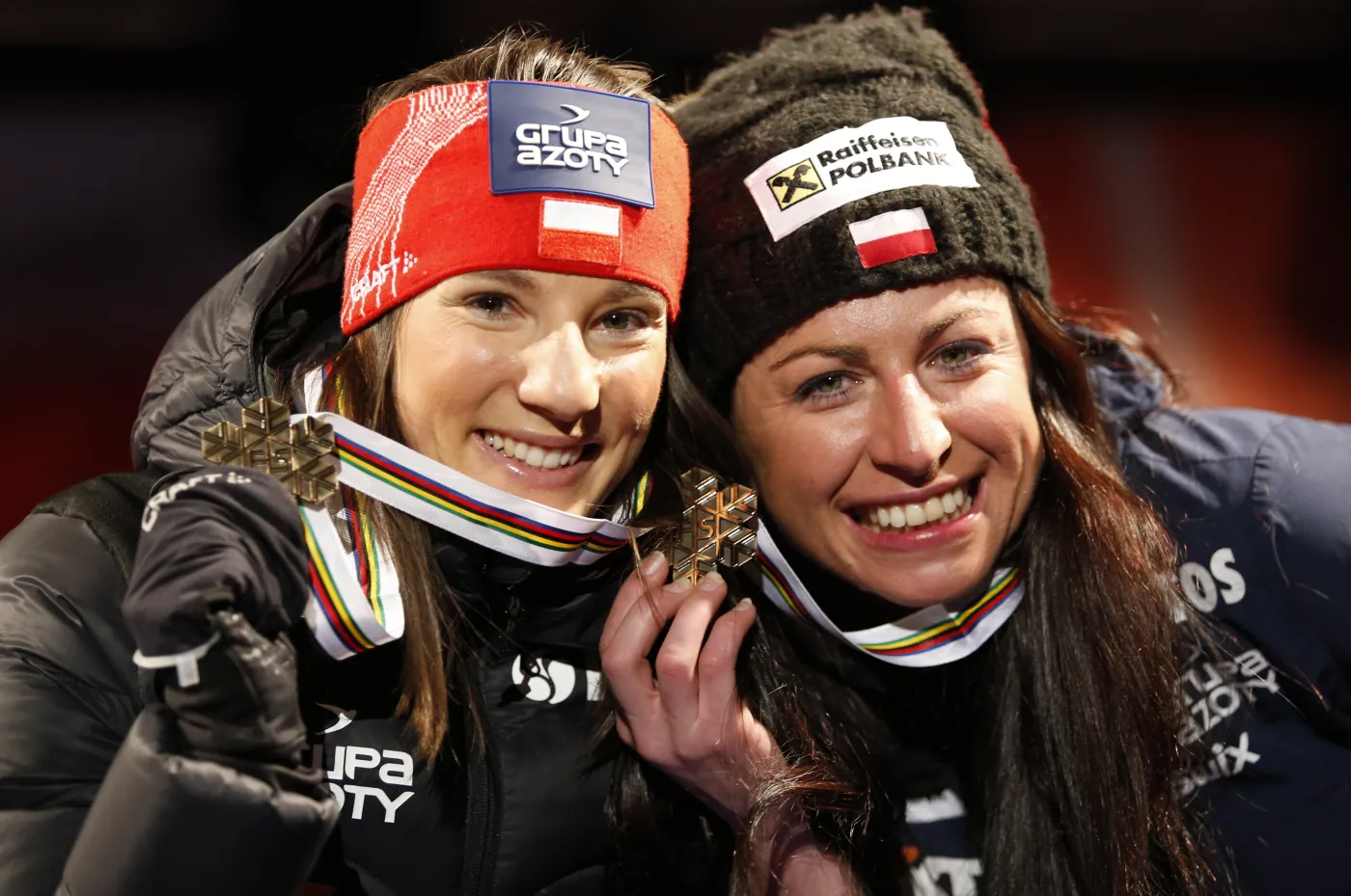 Tak Justyna Kowalczyk i Sylwia Jaśkowiec cieszyły się z medalu w Falun. ZDJĘCIA