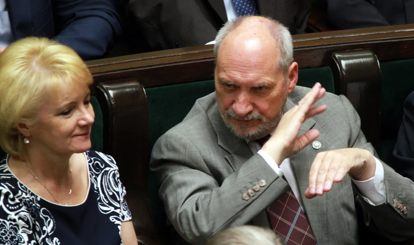 Jolanta Szczypińska i Antoni Macierewicz
