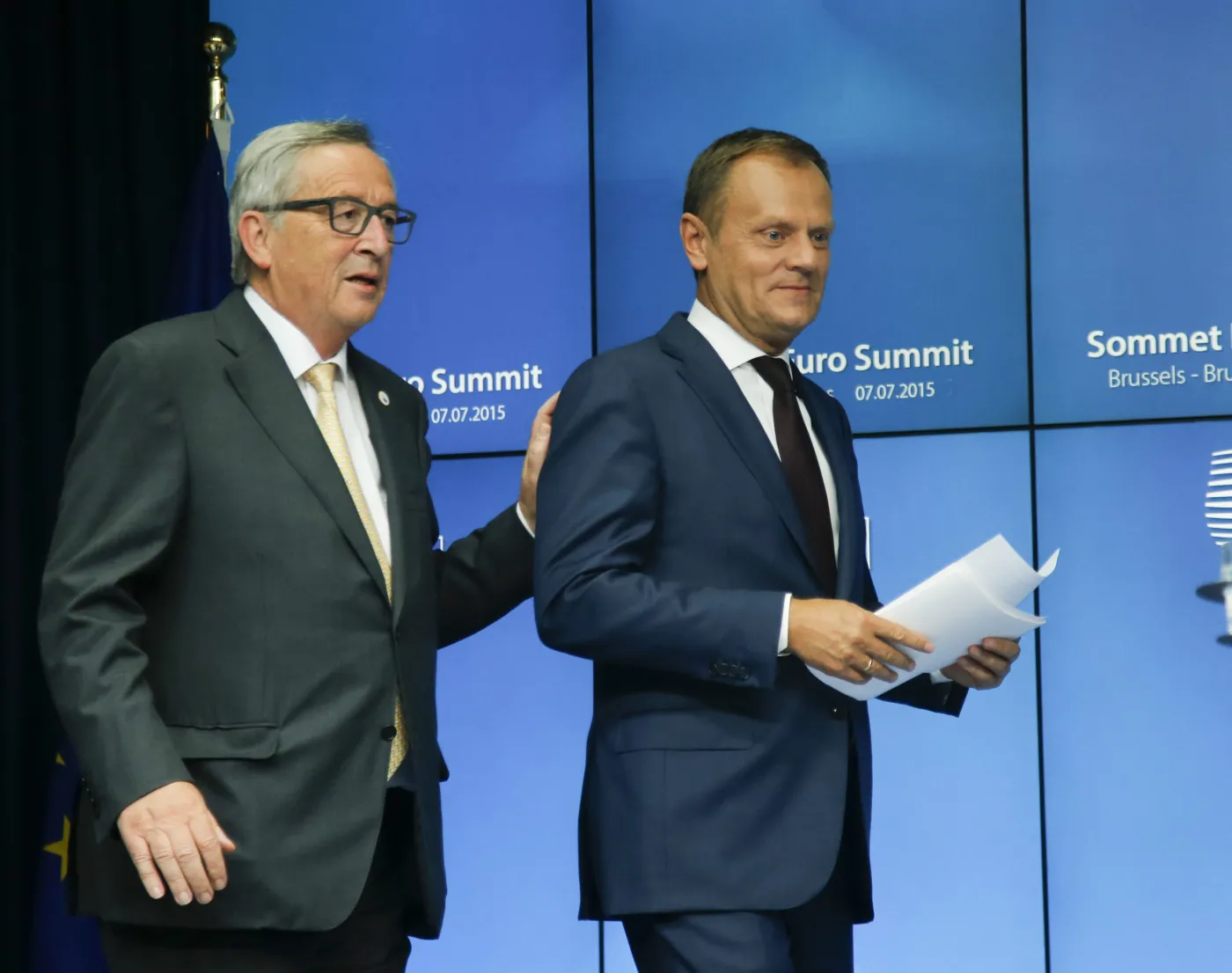 Donald Tusk i Jean-Claude Juncker 