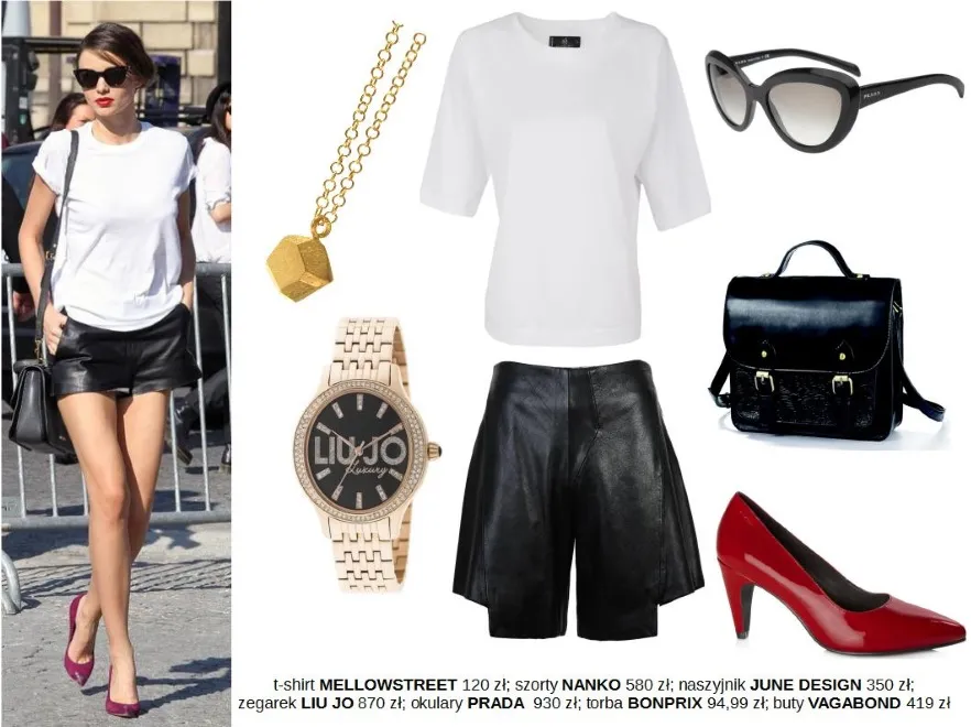 STYLIZACJE z szortami na lato 2015