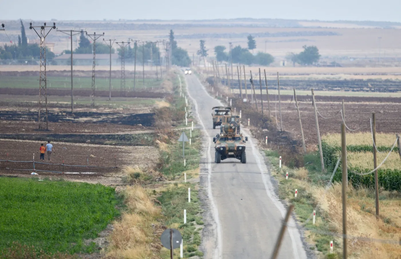 Turecki patrol niedaleko granicy z Syrią