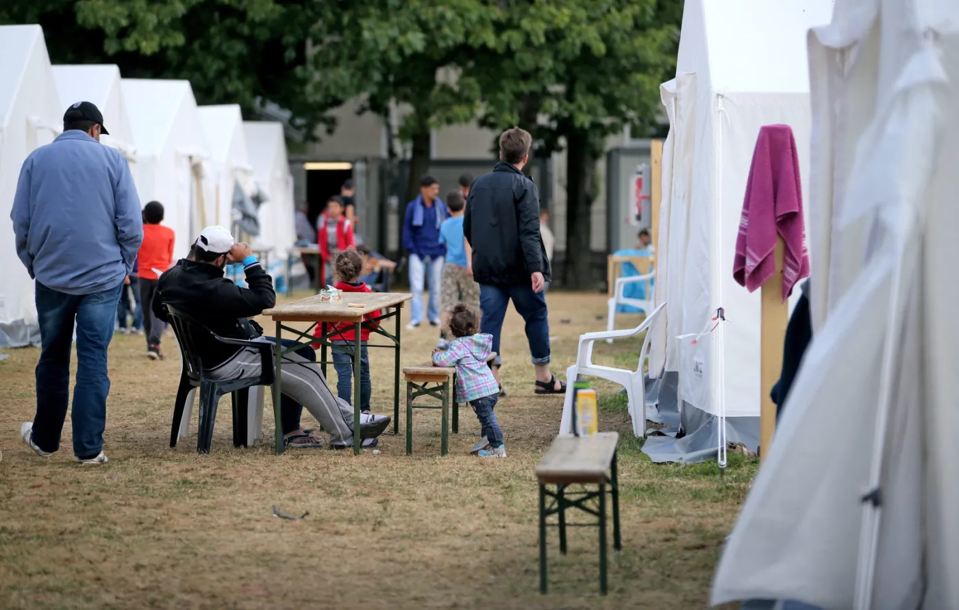 Obóz dla uchodźców w Niemczech