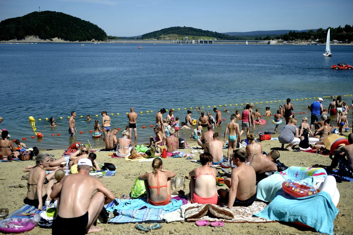 Urlopowicze nad Soliną, Bieszczady