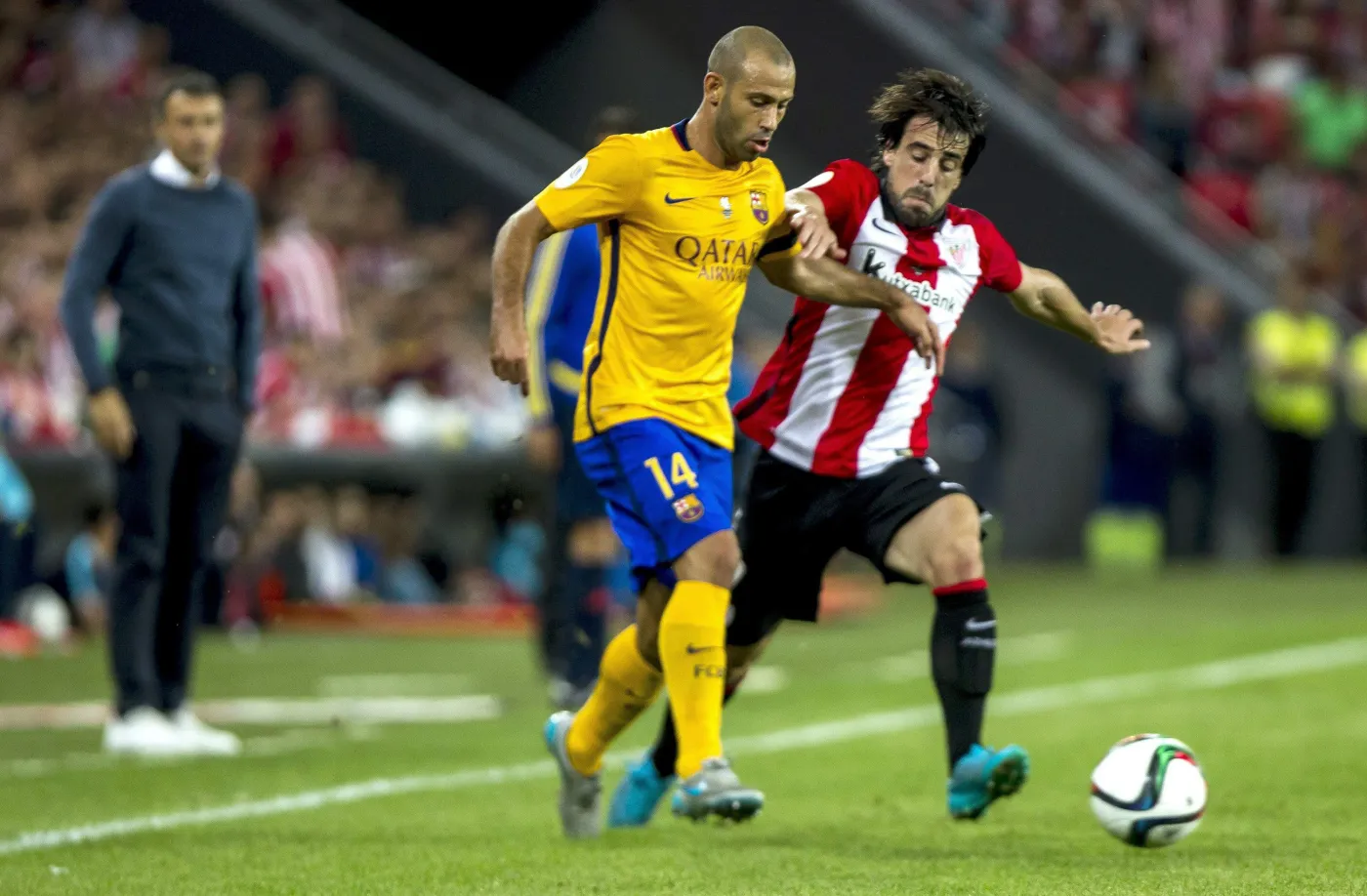 Javier Mascherano i Benat Etxebarria