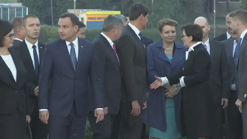 Ewa Kopacz i Andrzej Duda na Westerplatte