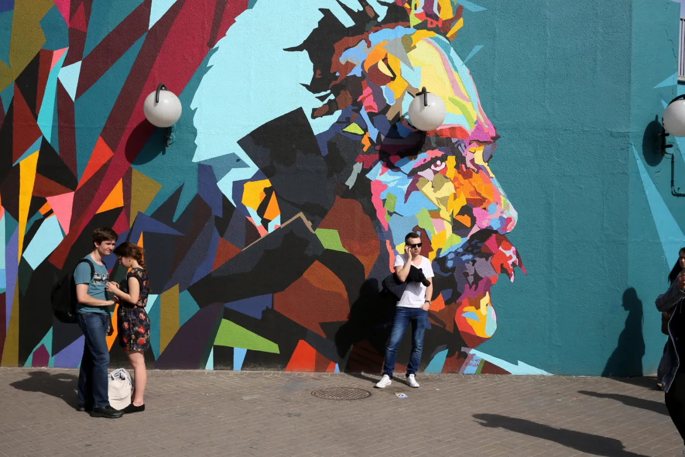 Mural Józefa Piłsudskiego w Warszawie