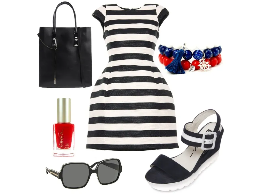 Marynarskie dodatki są trendy! STYLIZACJE