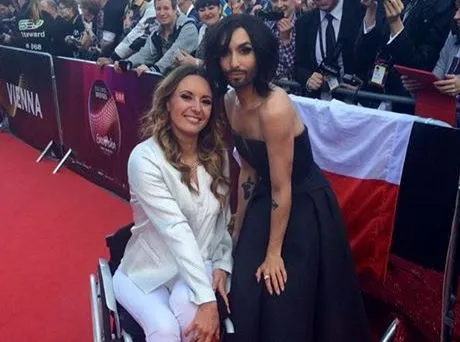 Conchita Wurst i Kuszyńska razem na gali Eurowizji