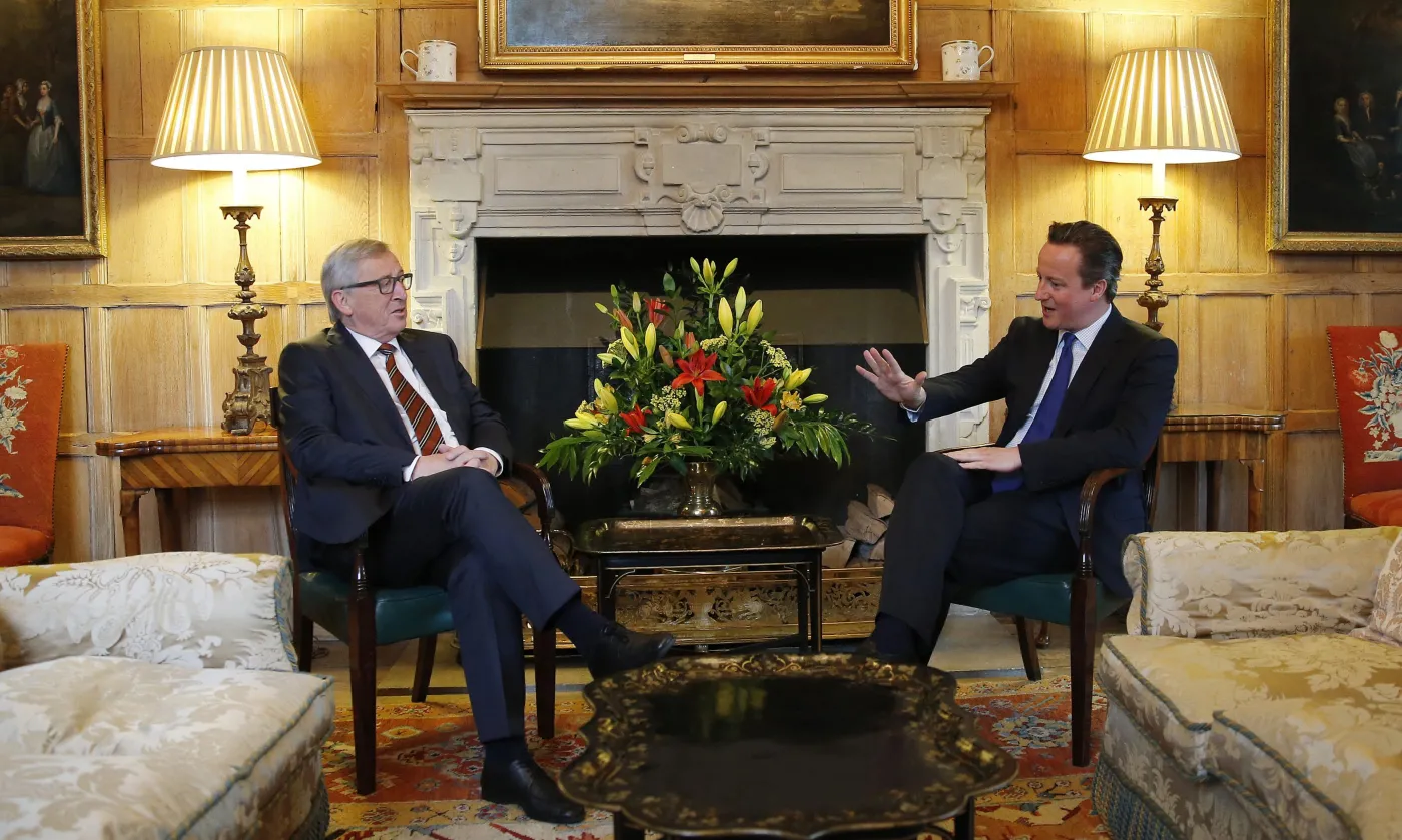 David Cameron i Jean-Claude Juncker