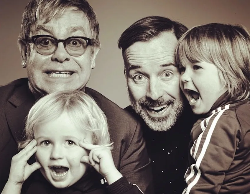 Elton John, jego partner i dzieci