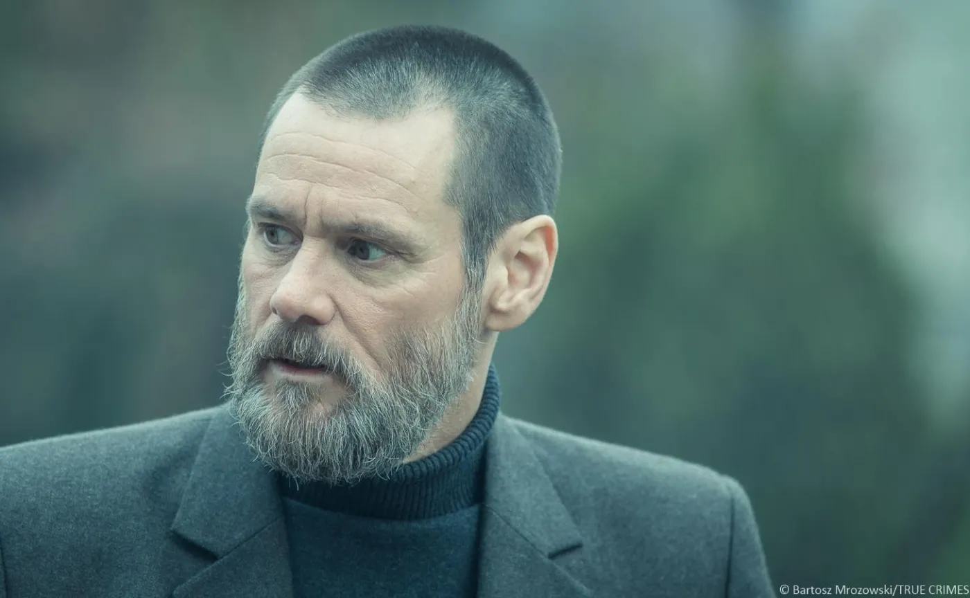 Jim Carrey w filmie "True Crimes" / fot. Bartosz Mrozowski / zdjęcie z profilu Krakow Film Commission