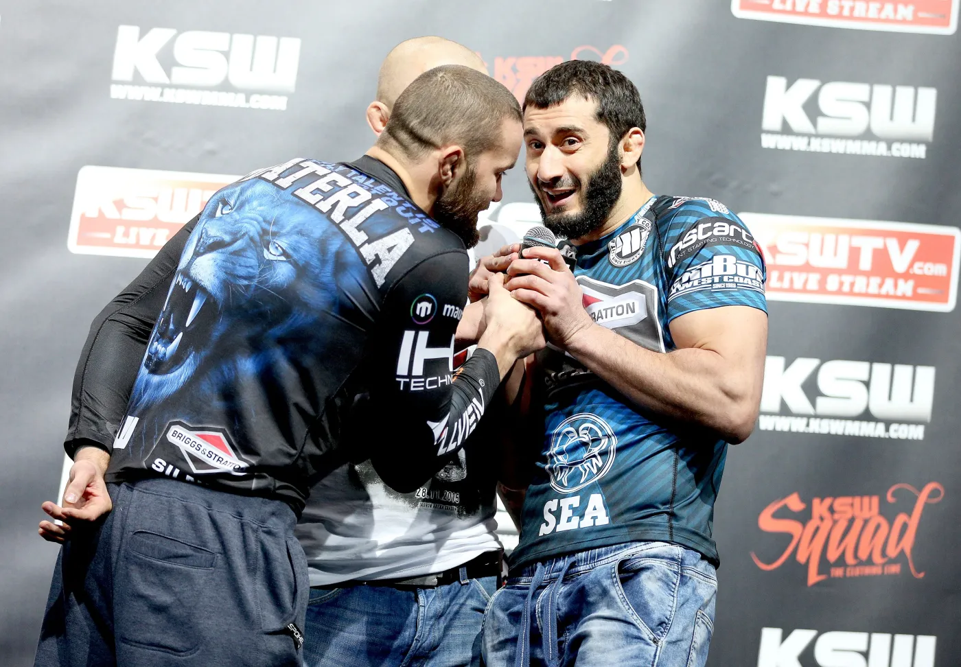 Mamed Khalidov i Michał Materla