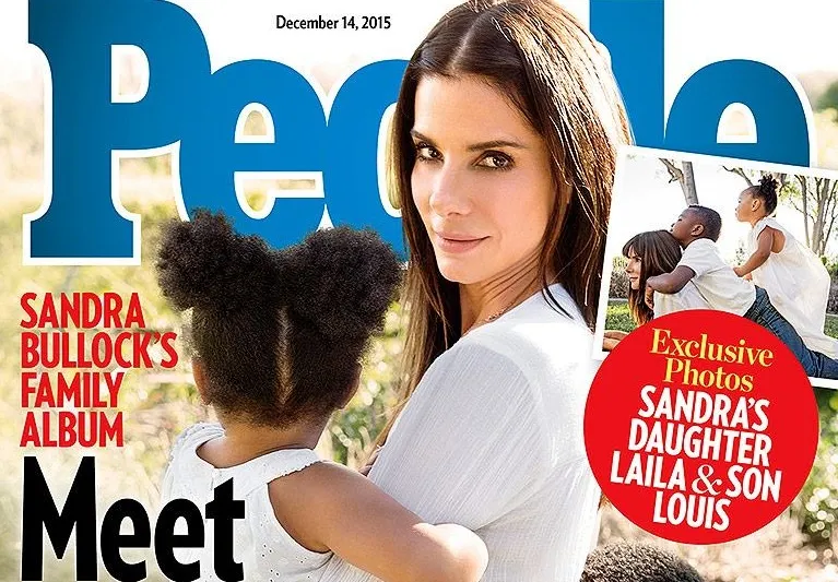 Sandra Bullock z adoptowaną córeczką