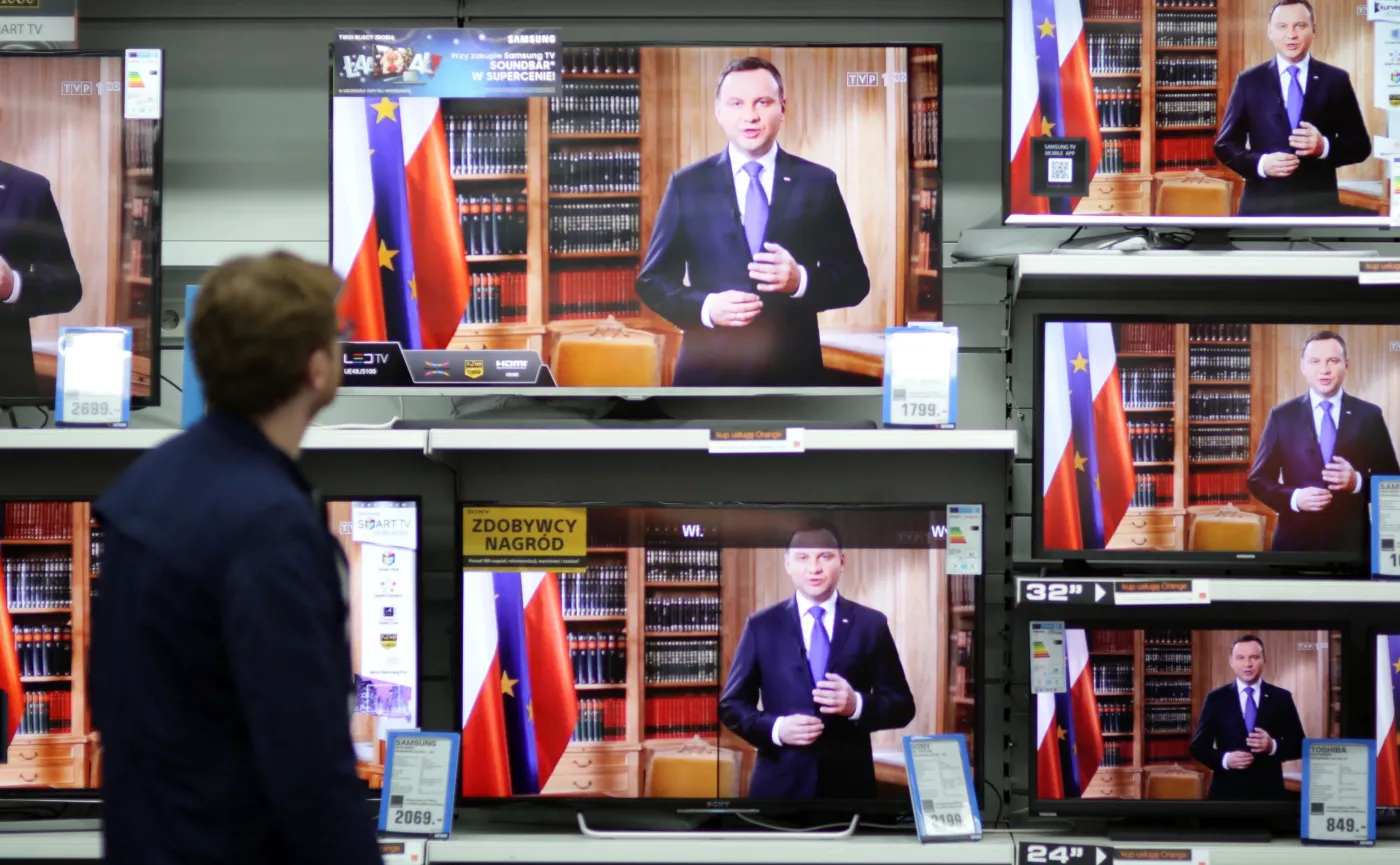 Prezydent Andrzej Duda wygłasza orędzie