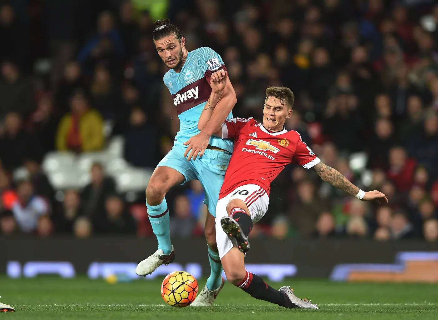 Guillermo Varela i Andy Carroll