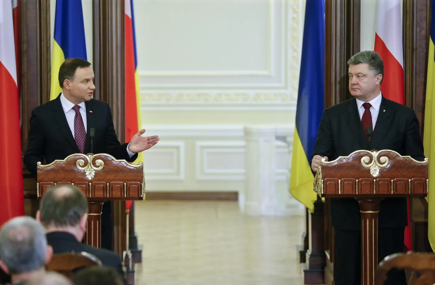 Andrzej Duda i Petro Poroszenko