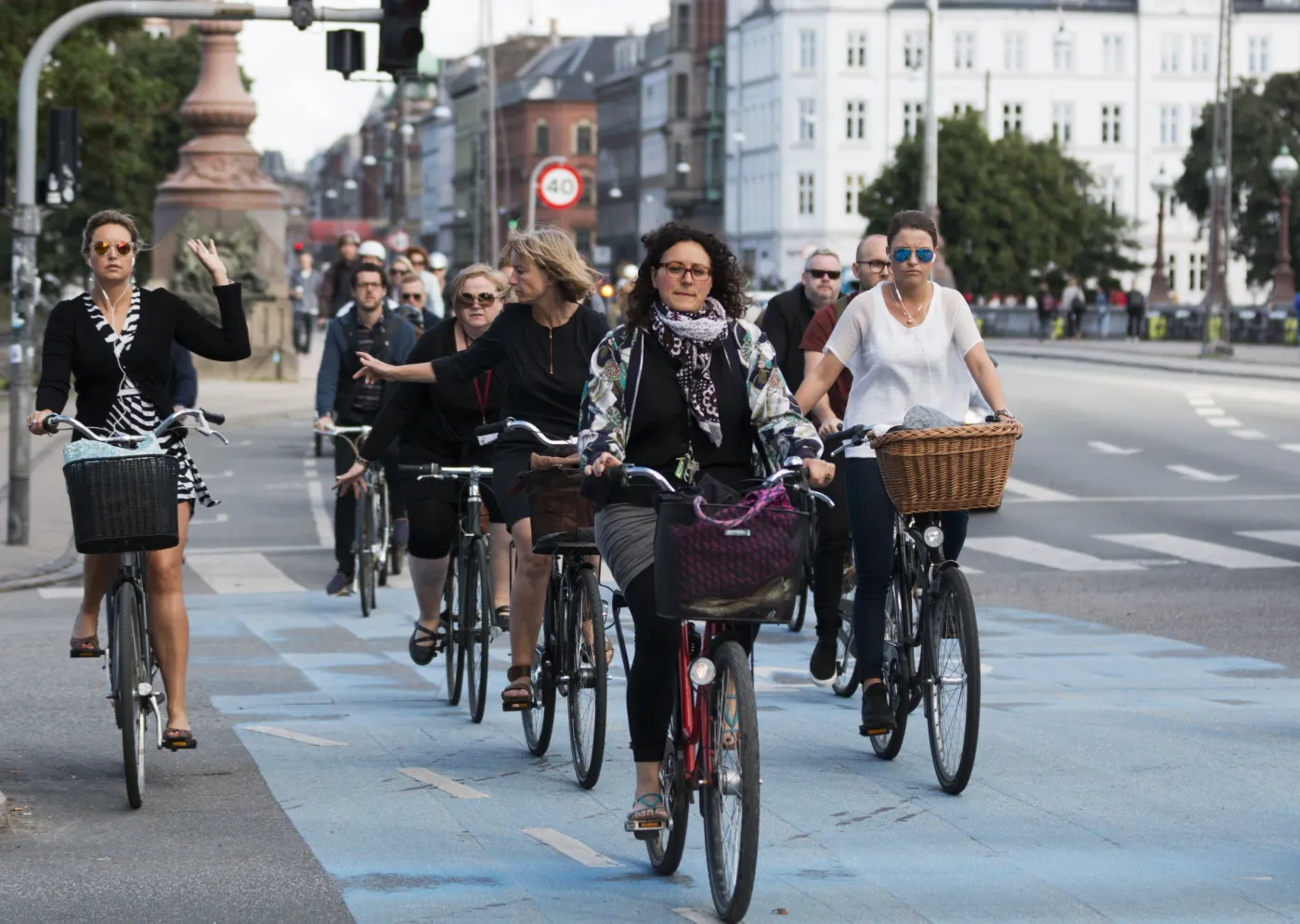Rowerzyści w Kopenhadze, Dania