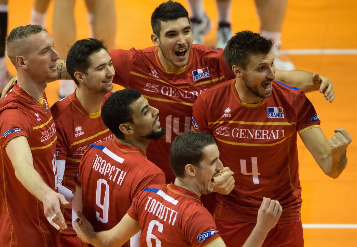 Siatkarze reprezentacji Francji