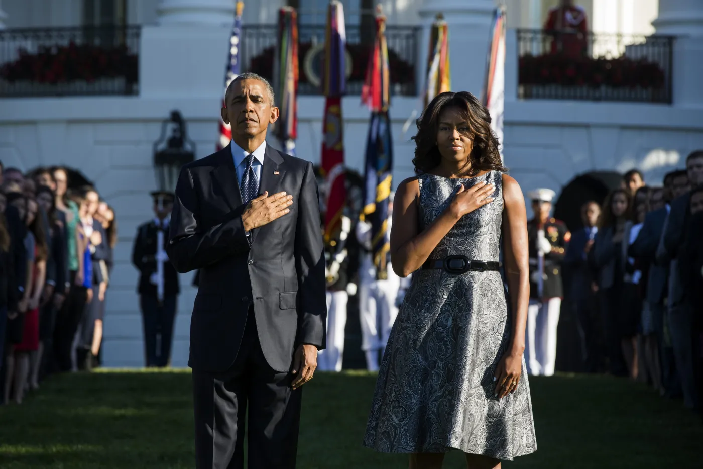 Barack i Michelle Obama oddają hołd ofiarom ataku na WTC