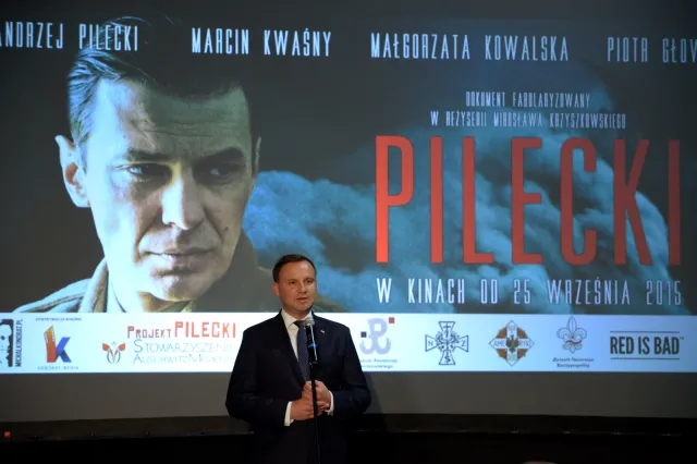 Prezydent Duda na premierze filmu "Pilecki" o "największym bohaterze Rzeczpospolitej" [ZDJĘCIA]
