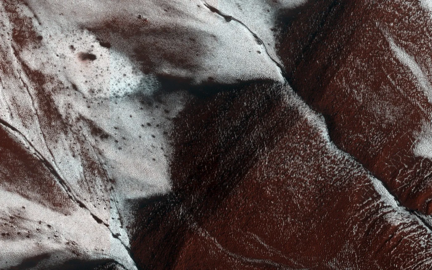 Zdjecia planety Mars udstępnione przez NASA