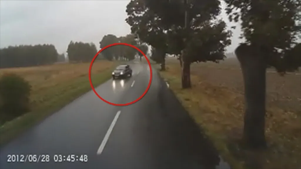 Stopklatka z zarejestrowanego filmu