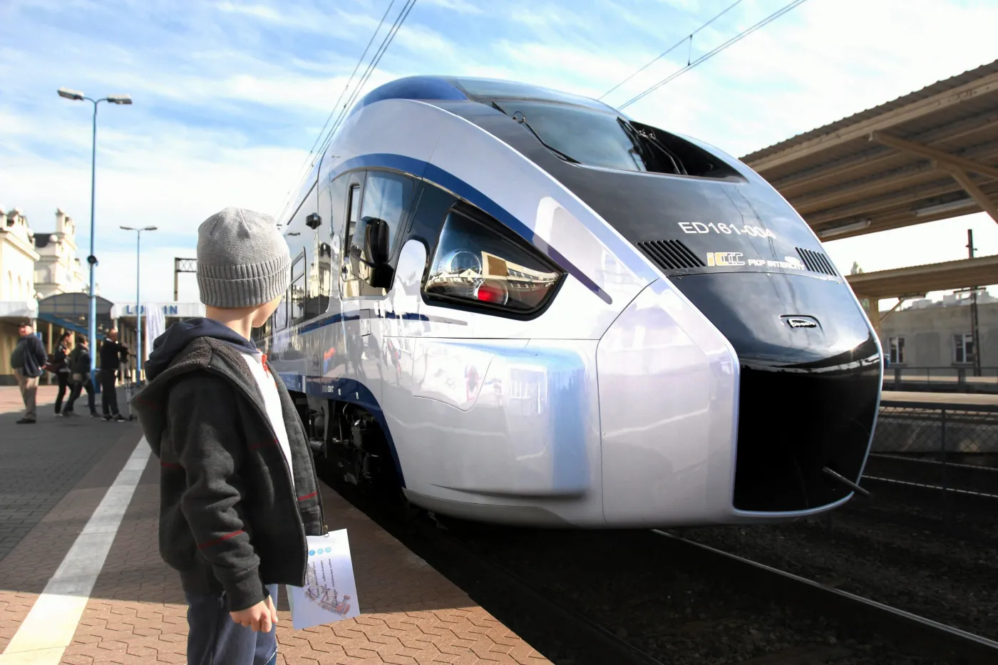 Prezentacja nowego pociągu PKP Intercity marki Pesa Dart produkowanego w Bydgoszczy