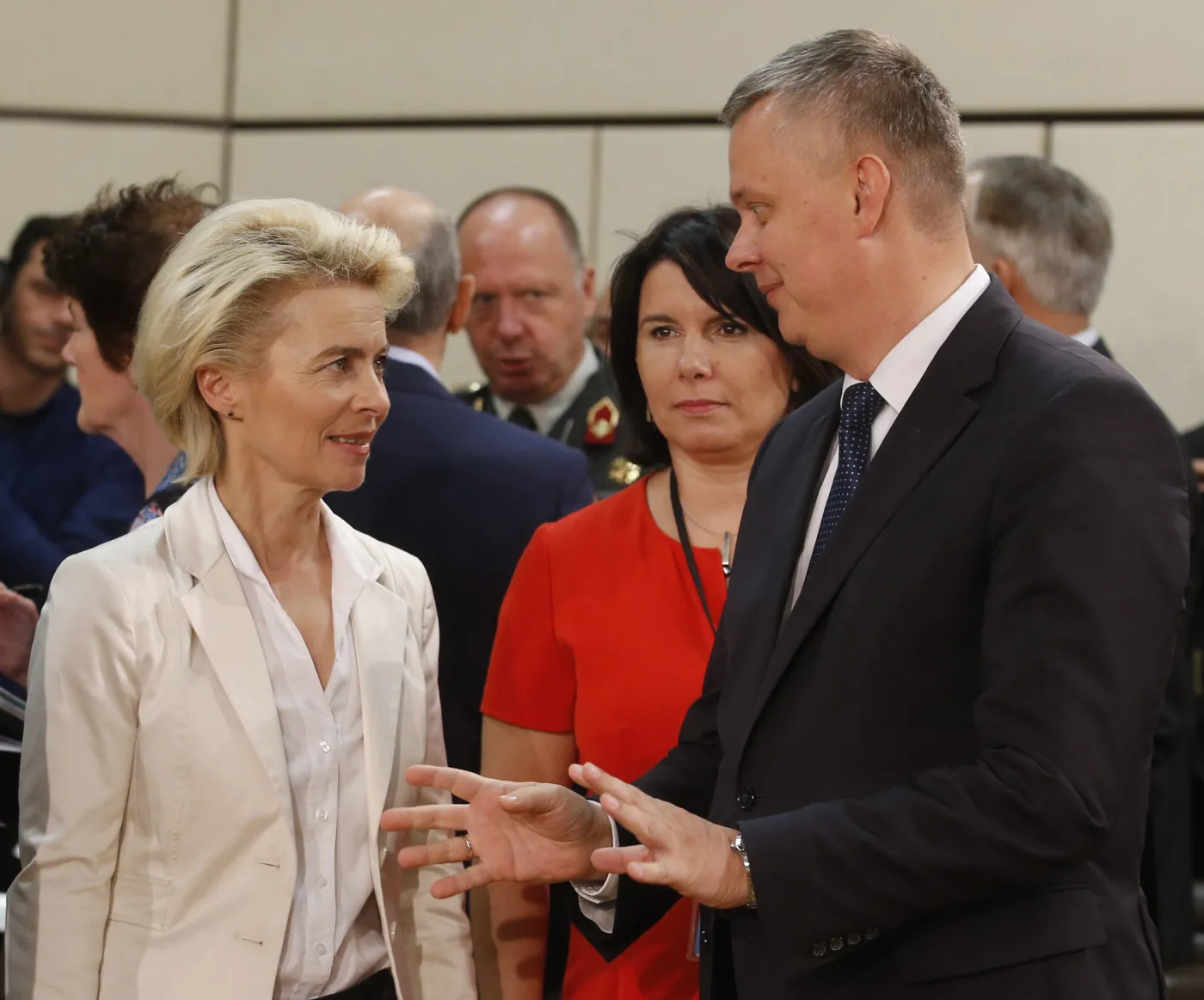 Ursula von der Leyen i Tomasz Siemoniak